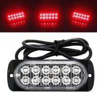 Bluespot 12LED Off - road รถบรรทุกรถยนต์ความปลอดภัยเร่งด่วนทำงานหมอกสีแดงแผ่นเรืองแสง 12 V ~ 24 V 36 W