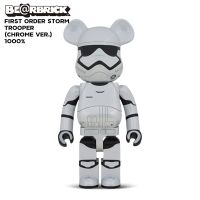 Bearbrick First order Storm trooper (Chrome Ver.) 1000% ใหม่ไม่แกะ