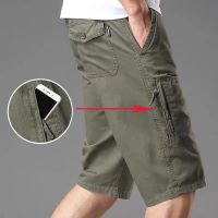 COD กางเกงขาสั้นลำลอง กางเกงเอวยืด (L-6XL) กางเกงขาสั้นแฟชั่นไซส์ใหญ่