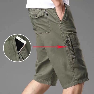 (L-6XL) กางเกงขาสั้นลำลอง กางเกงเอวยืด  กางเกงขาสั้นแฟชั่นไซส์ใหญ่ ส่งฟรี