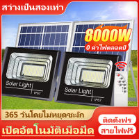 รับประกัน10ปี ไฟโซล่าเซล 8000W โซลาร์เซลล์ ไฟโซล่าเซลล์ Solar Light ไฟพลังงานแสงอาทิตย์ ไฟ LED ไฟแสงอ โคมไฟพลังงานแสงอาทิตย์ แผงโซล่า ไฟโซล่า ไฟ