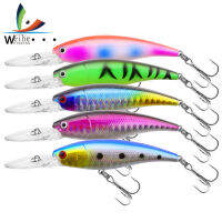 Weihe 5ชิ้นจมสร้อย Swimbait 9เซนติเมตร7กรัมฉวัดเฉวียนล่อตกปลาชุดลอยล่อ P ESCA จิ๊กเบ็ดตกปลา8 #