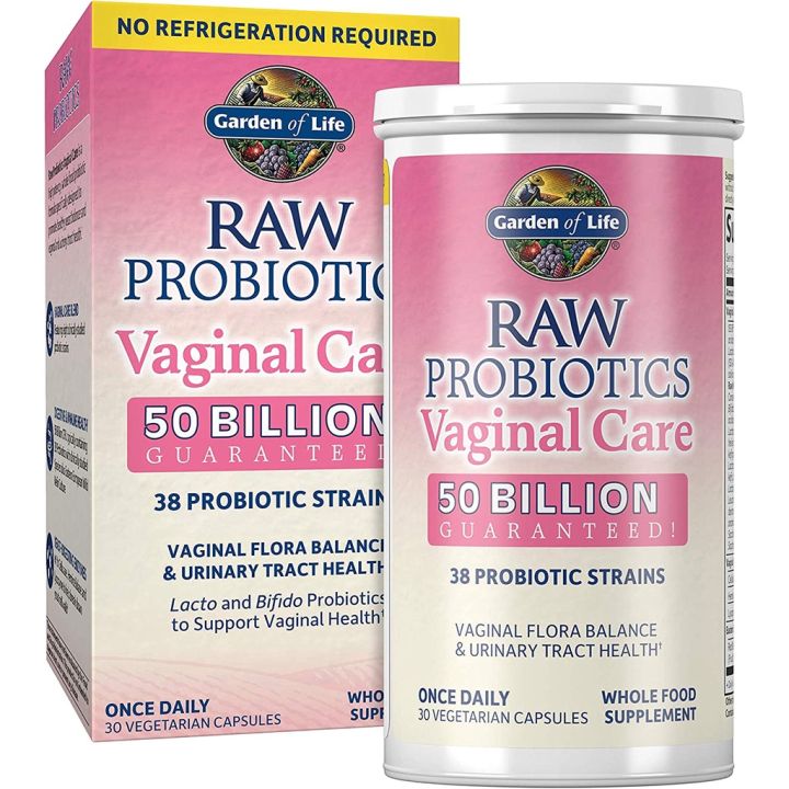 Garden Of Life Raw Probiotics Vaginal Care 30 Capsules Th