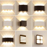 LED Wall Lamp 6w 8w 12w IP65 Waterproof Wall Light Lamps Aluminum AC 86-265 Indoor Lighting For Home Bedroom Living Room Decor