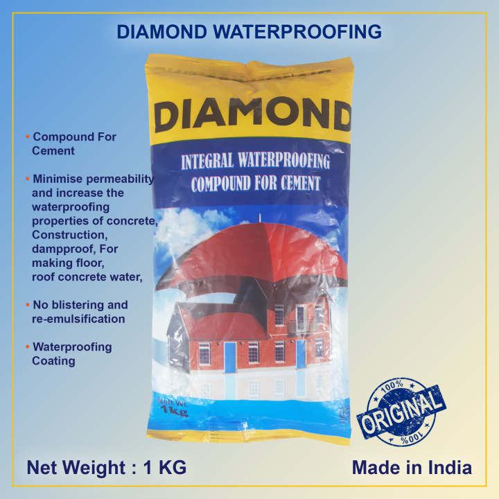 Diamond Waterproofing 1KG Integral Waterproofing Compound For Cement