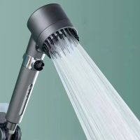 1Pc Hand-held Meridian Bath Massage Shower Head Water Bathroom Rainfall Shower High Pressure 3 Modes Shower Showerheads