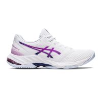 Asics รองเท้าวอลเลย์บอลผู้หญิง Netburner Ballistic FF 3 | White/Orchid ( 1052A069-101 )