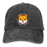 Crypto Shiba Inu Coin Multicolor Hat Peaked Womens Cap Cryptocurrency Personalized Visor Protection Hats