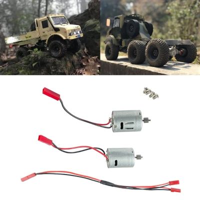 RC Electric Motor 370 Double Motors for 1/12 RC Crawler Unimog Trucks P06 R932 Monsters Truck Upgrade Parts Dropship  Power Points  Switches Savers