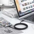 [ทักแชทรับคูปอง] AUKEY Elite Kevlar สายชาร์จ USB-C to USB-C Cable ยาว 1.2 - 2 เมตร รุ่น CB-AKC3-4 Series. 