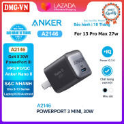 ủ Sạc Nhanh Anker A2146 30W,Cáp Sạc A8632 USB-C to Lightning