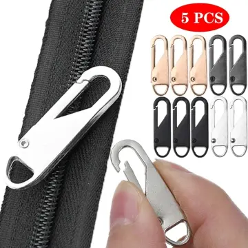 5Pcs Universal Zipper Pull Replacement Slider Removable Zipper