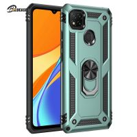 Armor Ring Stand Phone Cover for Xiaomi Redmi 9C NFC 9 9A Note 11 10 Pro 9 Pro Redmi 9c Redmi9 TPU Bumper Shockproof Shell Case