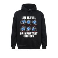 Family Men Hoodies Types Of Baseball Pitches Life Choices Pitcher Player Gift T-Shirt Sweatshirts Long Sleeve Hoods Printed On Size Xxs-4Xl