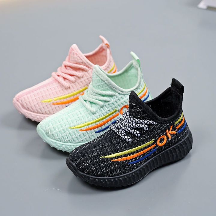 Kids Sneakers Jelly Soft Sole Coconut Shoes Comfortable Casual Flying ...