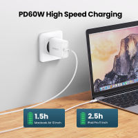 UGREEN 2 Pack USB C To USB Type C สาย60W สำหรับ Samsung Pro USB Type C สายชาร์จ3A Quick Charge 4.0 USB C