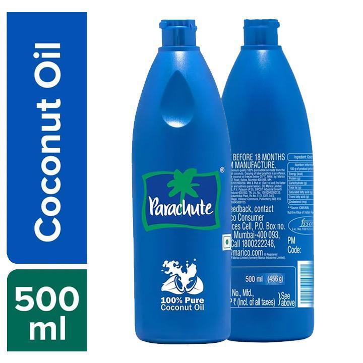 parachute-coconut-oil-น้ำมันมะพร้าวบริสุทธิ์-500-ml