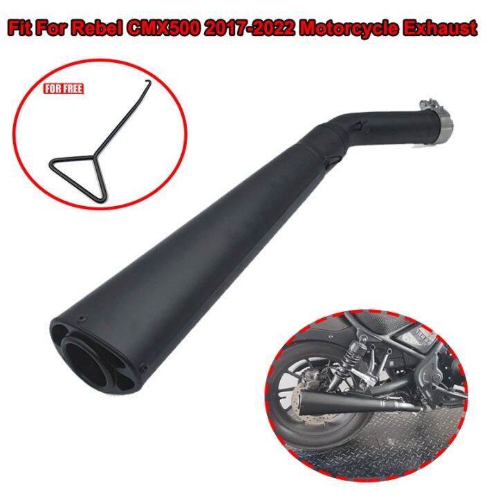Rebel CMX 500 Motorcycle Slipon Exhaust Muffler Pipe Stainles Steel