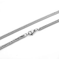 REGELIN 316L Titanium Steel 50/60/70/Cm Length Stainless Steel Chain Necklace for Men Women Basic Punk Stainless Steel Chokers Fashion Chain Necklaces