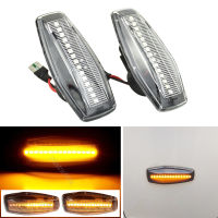 2023Wholesale2pcs LED แบบไดนามิกด้านข้างไฟเลี้ยว Blinker น้ำไหลสำหรับ Hyundai Elantra Sonata Coupe KIA Sportage Rio SedonaHotsales