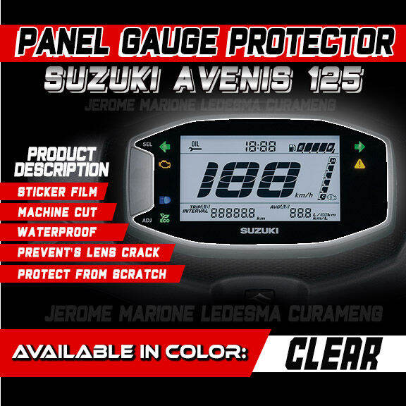 PANEL GAUGE PROTECTOR SUZUKI AVENIS 125 | Lazada PH