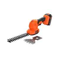 BLACK&amp;DECKER เครื่องตัดแต่งพุ่มไม้ ไร้สาย  รุ่น BCSS20D1-B1 เครื่องตัดแต่งพุ่มไม้ 20โวล์