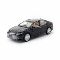 Diecast Metal Toy Vehicle Car Model 1:34 Scale Toyota Camry Pull Back Sound amp; Light Educational Collection Gift Doors Openable