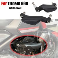 ₪☊ NEW Motorcycle Accessories Falling Protection Frame Slider Fairing Guard Crash Pad Protector For Trident 660 2021 2022