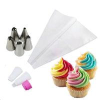 Tools Kitchen Cake Baking Two Color Icing Nozzle Icing Piping Bag Coupler