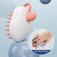 ❁❈☂ 1pcs Silicone Massage Comb Clean The Scalp Thoroughly Scalp Massage Easy Foaming Head Massage Brush Shampoo Brush Bath Comb