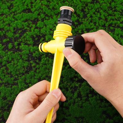 Garden Sprinkler 360° Rotation Automatic Agriculture System Irrigation Plug Ground Nozzle Watering T0G8