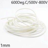 Dia 1mm Fiberglass Tube HTG Cable Sleeve Soft Chemical Fiber Glass Wire Wrap Protector Insulation High Temperature Pipe 600Deg