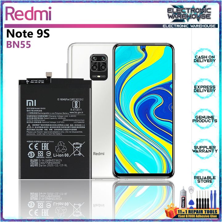 Battery For Redmi Note 9s Model Bn55 5020mah Capacity Lazada Ph 2855