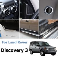 Black Wood For Land Rover Discovery 3 LR3 2004-2009 Car Black Wood Car Interior Decoration Trim Frame Essories Chrome ABS