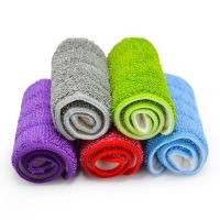 【TIMIN Home Tools】 5 PCS Dual-Use Wet Dry Mop Head Replacement Cloth Microfiber Reusable Pad เครื่องมือทำความสะอาดพื้นในครัวเรือน