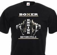 Boxer Classic Motorcycle Engine Power Motorcycle Biker T-Shirt Men 2019 New Print Men T Shirt Summer Awesome Shirts XS-4XL-5XL-6XL