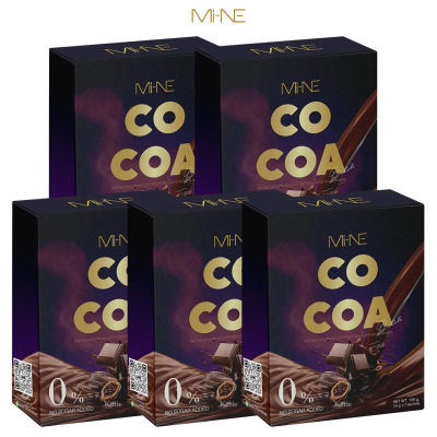 (5 กล่อง) MI-NE COCOA ไมเน่โกโก้ โกโก้มายมิ้นท์ Mine (กล่องละ 7 ซอง)