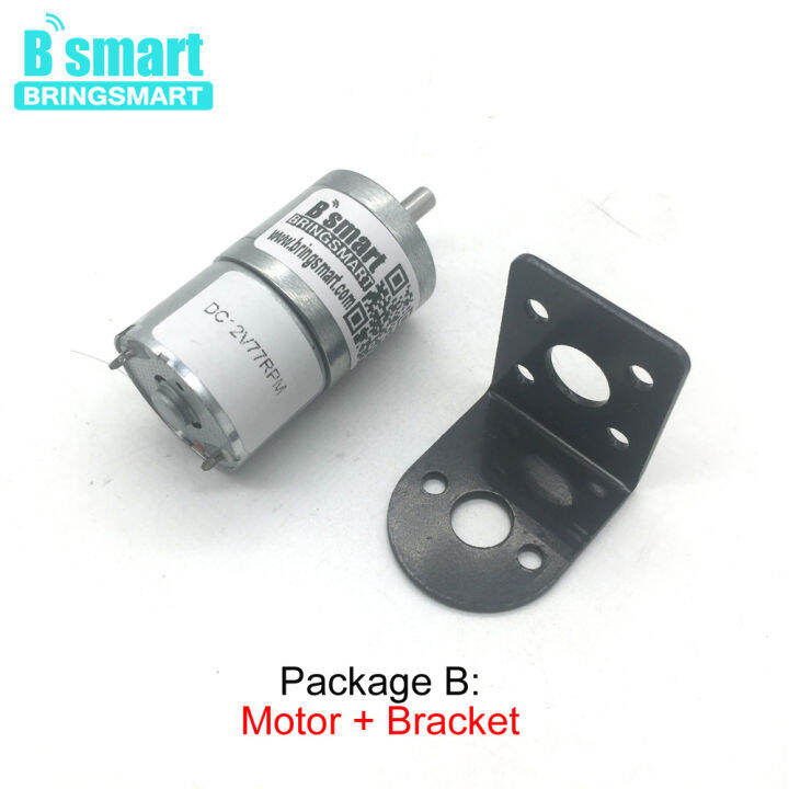 worth-buy-bringsmart-มอเตอร์เกียร์ดีซี6v-แรงบิดสูง-jga25-310-มอเตอร์เกียร์ลดชิ้นส่วนไมโครมอเตอร์แรงบิดสูง6v-แบบ-diy