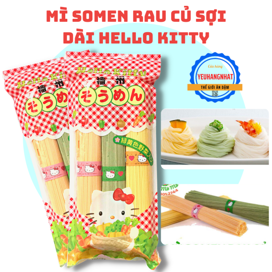 Mì somen rau củ hello kitty 300gram - ảnh sản phẩm 1