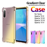 เคสกันชนใสกันกระแทกซิลิโคนแบบนิ่ม10iii 10II 10V เคสโทรศัพท์ของแท้สำหรับ Sony Xperia 10 IV