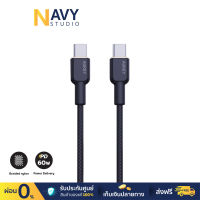 AUKEY CB-NCC Circlet CC 60W Nylon Braided USB-C to USB-C Cable (1m,1.8m) สายชาร์จเร็ว สายชาร์จไนล่อนถัก