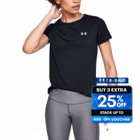 COD jb2763 Under Armour UA Womens Tech™ T-Shirt อันเดอร์ อาเมอร์ เสื้อเทรนนิ่ง สำหรับผู้หญิง รุ่น Tech™ T-Shirt