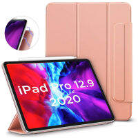 เคสแม่เหล็กอัจฉริยะสำหรับ iPad Pro 12.9 2020 และ 2018,อุปกรณ์ยึดแม่เหล็กที่สะดวก [รองรับการจับคู่ดินสอของ Apple &amp; การชาร์จ] เคสอัจฉริยะเคส SLEEP/Wake Trifold Stand อัตโนมัติสำหรับ iPad Pro 12.9 นิ้ว 2020 รุ่นที่ 4 ！