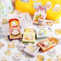 30pcs Kawaii Cartoon Rabbits Daily Decorative Stickers Box for Scrapbooking Materials DIY School Supplies Stickers Labels