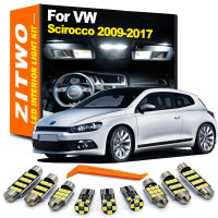 ZITWO 11ชิ้นสำหรับ VW โฟล์คสวาเกน S Cirocco R 2009 2010 2011 - 2014 2015 2016 2017 LED มหาดไทยแสงลำต้นมารยาทหลอดไฟชุด C An BUS