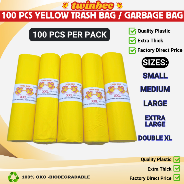 Plain Plastic OXO Biodegradable Garbage Bag, Size: Small & medium