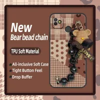 Simplicity cute Phone Case For Tecno POP5 Little Bear Bracelet Cartoon Nordic style Anti-fall phone case soft shell