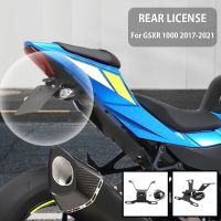 สำหรับ Suzuki GSXR 1000 GSX-R1000 2017 2018 2019 2020 2021ตัวยึด Dudukan Plat ด้านหลังชุดตัวกำจัดบังโคลนรถที่ติดท้าย LED