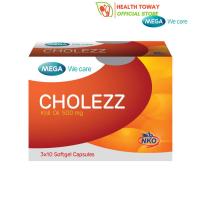 Mega We Care Cholezz [Krill Oil] 500 mg เมก้า วีแคร์ คริล ออยล์ บริสุทธิ์จากทะเลน้ำลึกเพื่อหัวใจ ข้อ (30 แคปซูล)