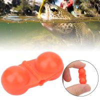 [SportsHour] 40Pcs แบบพกพา ABS Double Rattle ตกปลาทะเล Attractor Bell ลูกปัดอุปกรณ์เสริมสำหรับ Luring Fishred